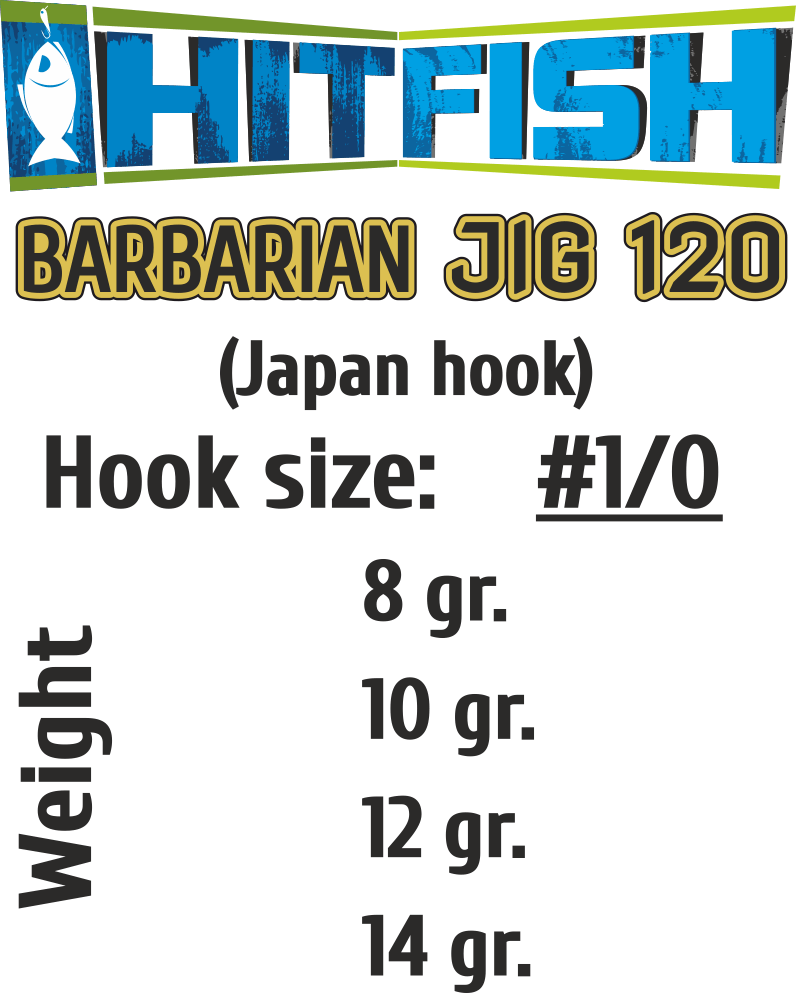 картинка Джиг-головки HITFISH BARBARIAN JIG 120 от производителя Hitfish