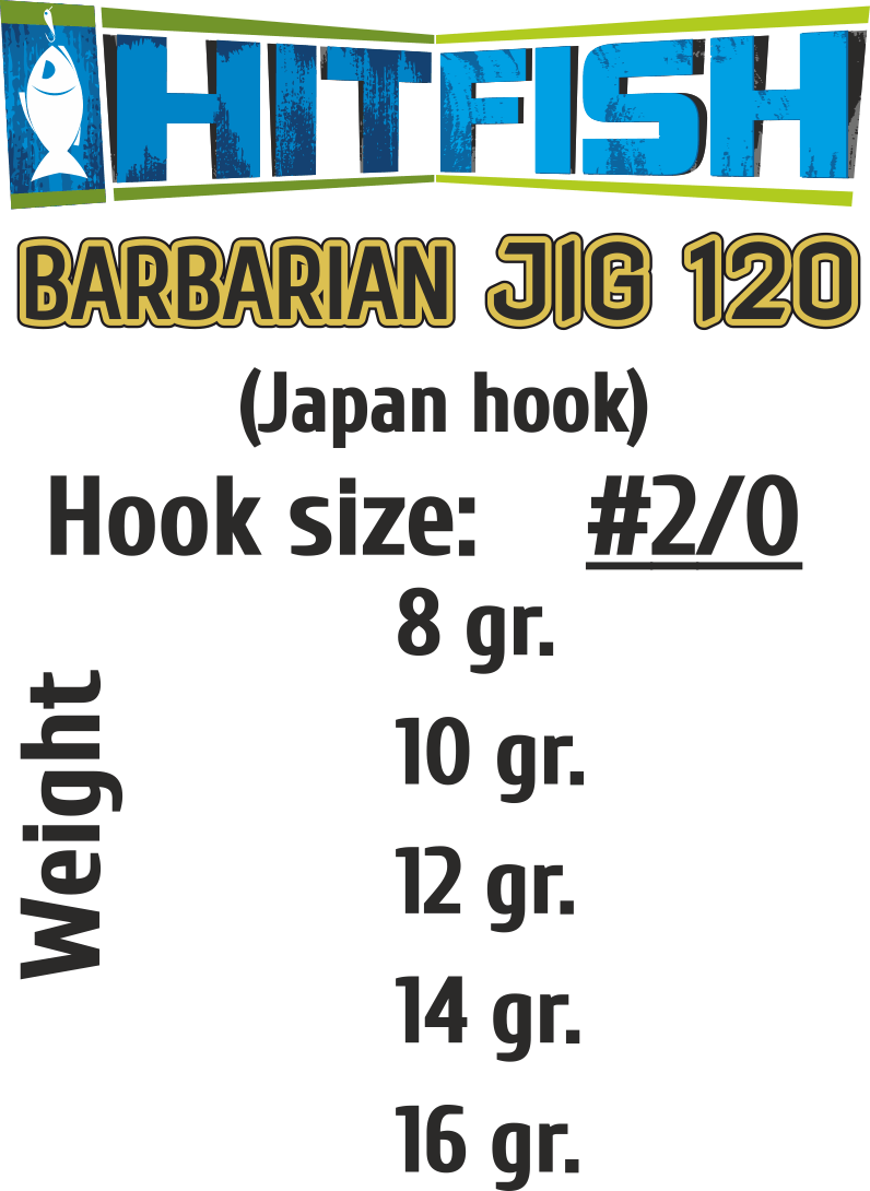 картинка Джиг-головки HITFISH BARBARIAN JIG 120 от производителя Hitfish
