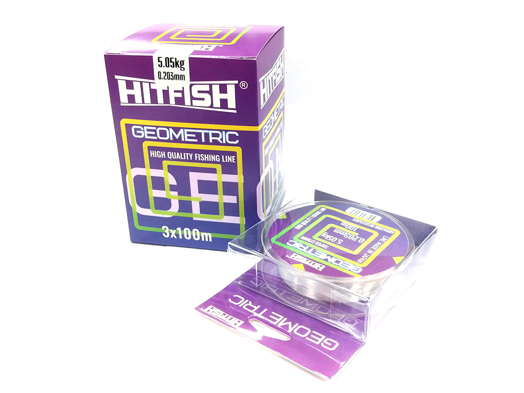 картинка Монофильная леска HITFISH Geometric 100m  от производителя Hitfish