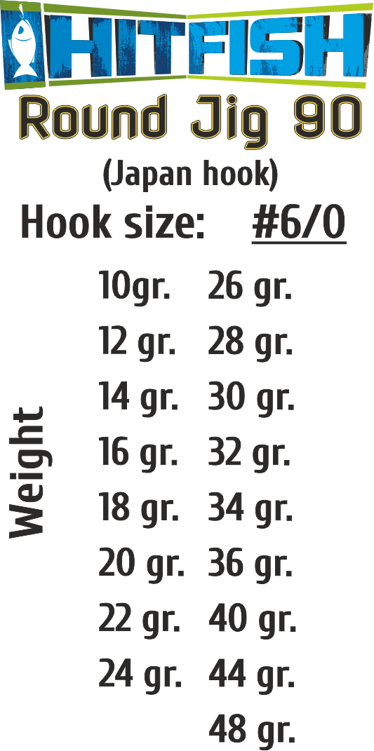 картинка Jig-head HITFISH Round Jig 90 от производителя Hitfish