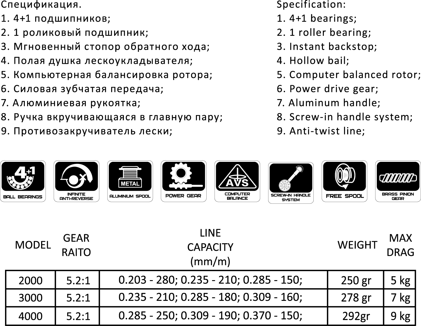 картинка Катушка HITFISH SWAN от производителя Hitfish