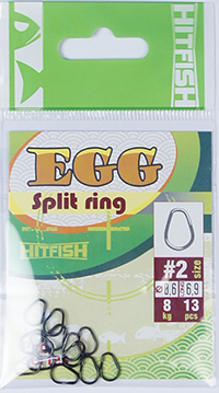 картинка Заводные кольца HITFISH EGG Split Ring  от производителя Hitfish