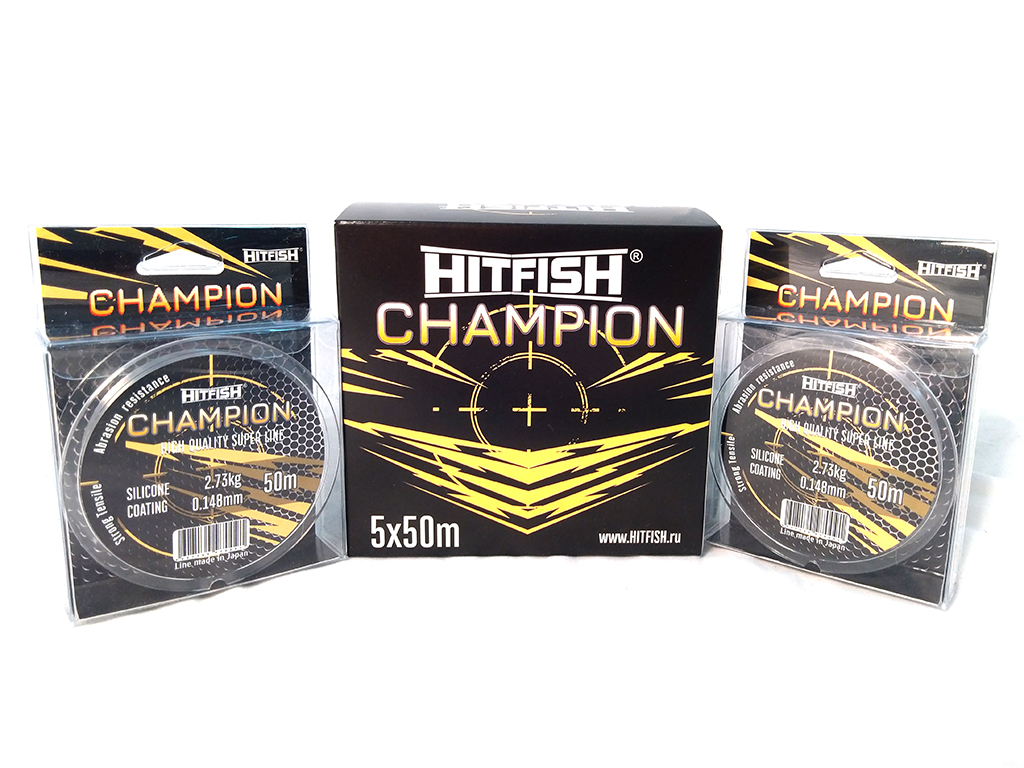картинка Монофильная леска HITFISH Champion 50 m от производителя Hitfish