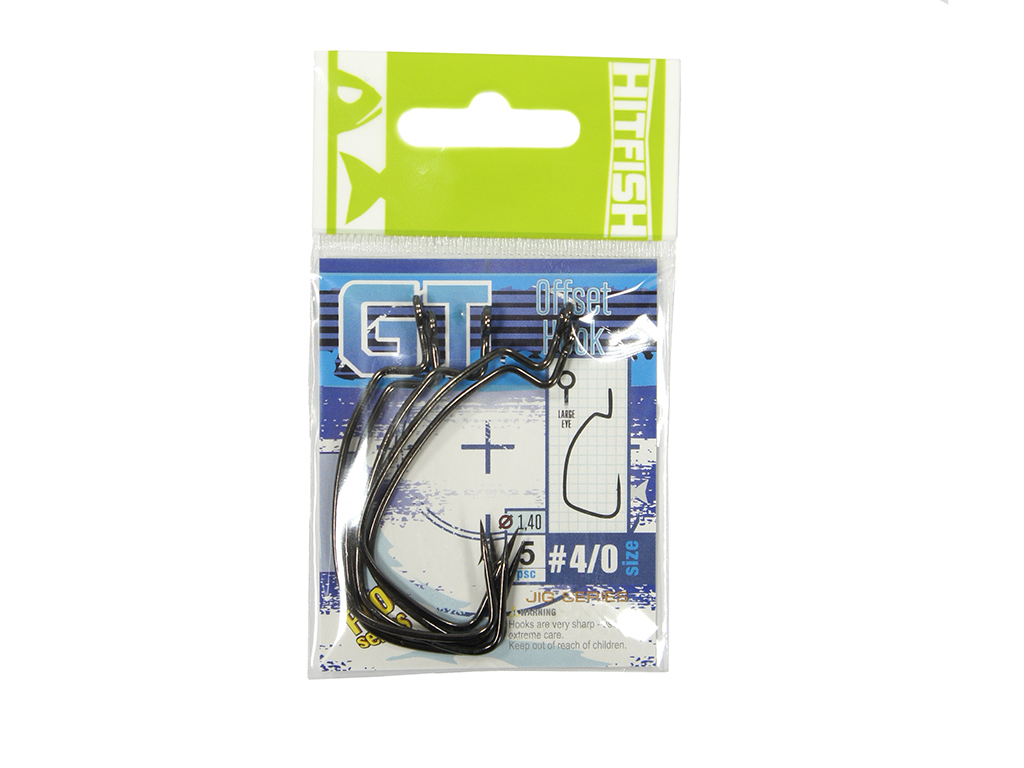 картинка Офсетный крючок HITFISH GT Offset Hook  от производителя Hitfish