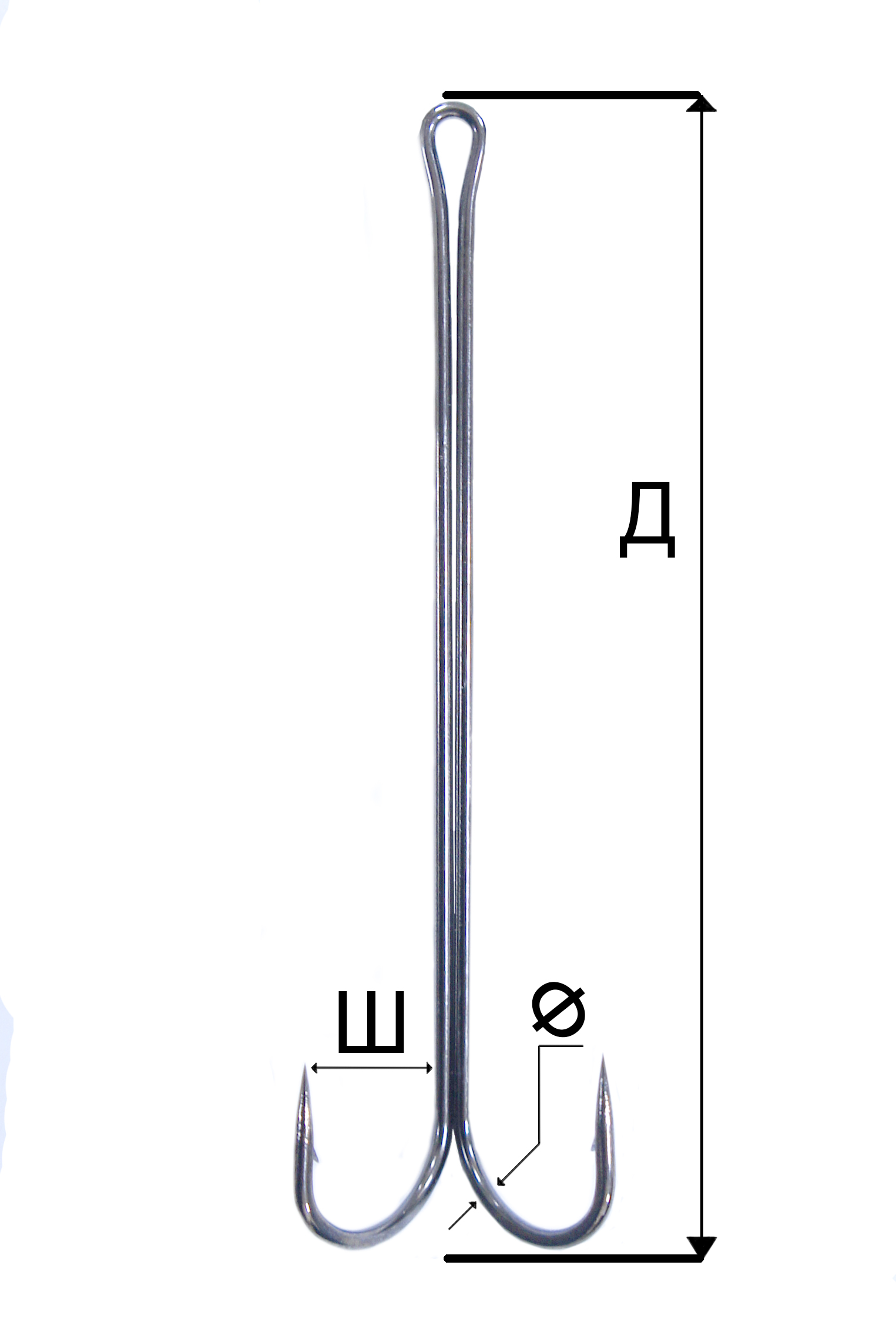 картинка Double hooks HITFISH Double Elongate +  от производителя Hitfish