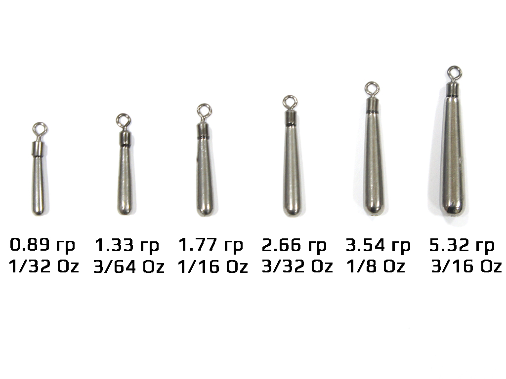 картинка Вольфрамовый груз Tungsten Sinker Jig-Rig от производителя Hitfish
