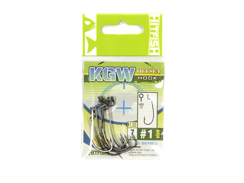картинка Офсетный крючок HITFISH KGW Offset Hook от производителя Hitfish